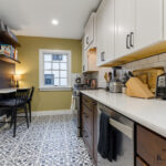 Long view of East Lansing Michigan Moroccian style kitchen remodel from K Fedewa Builders