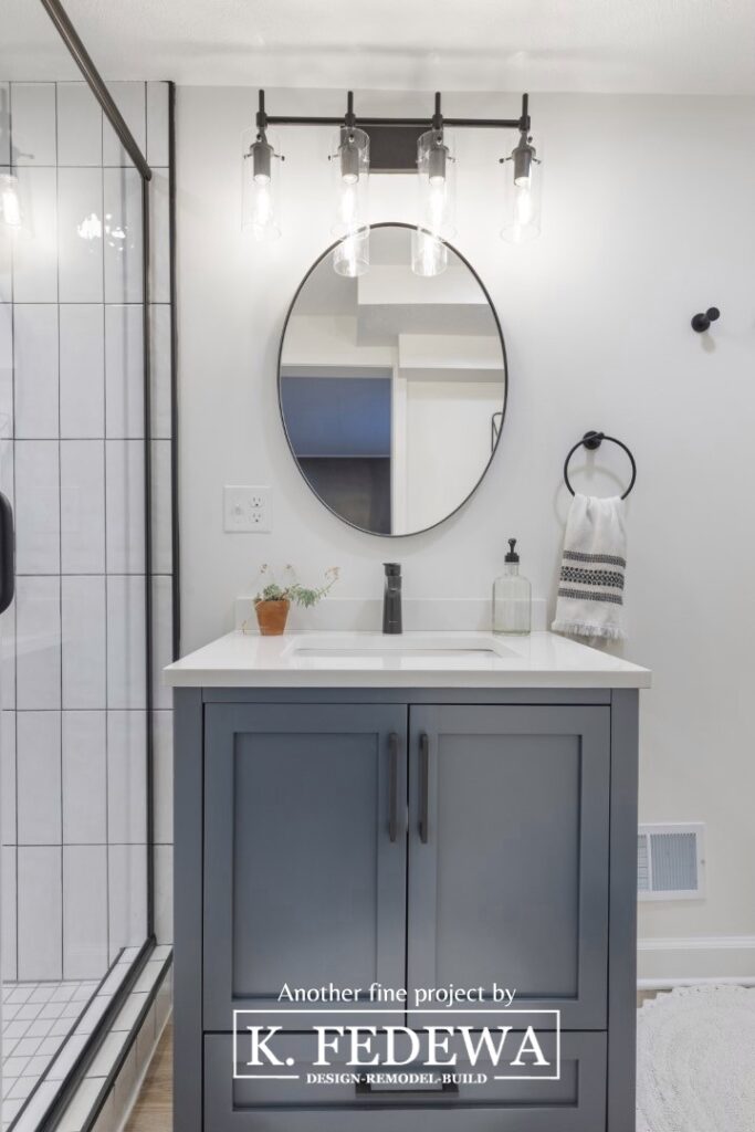 Incredible bathroom after remodel from K. Fedewa Builders