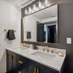 Dewitt Michigan Remodeled Basement into Master Suite from K Fedewa Builders - bathroom vanity
