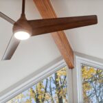 Four Seasons room remodel in East Lansing Michigan by K Fedewa Builders - interior view of ceiling fan and ceiling