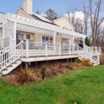 Pergola from K Fedewa Builders in Laingsburg MI - full view from left-angle