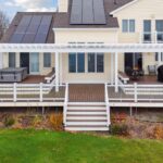 Pergola from K Fedewa Builders in Laingsburg MI - full view straight on