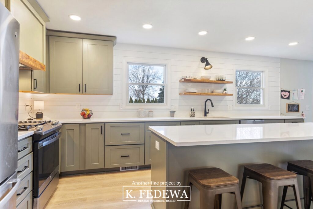 Remodeled Kitchen in Dewitt Michigan from K Fedewa